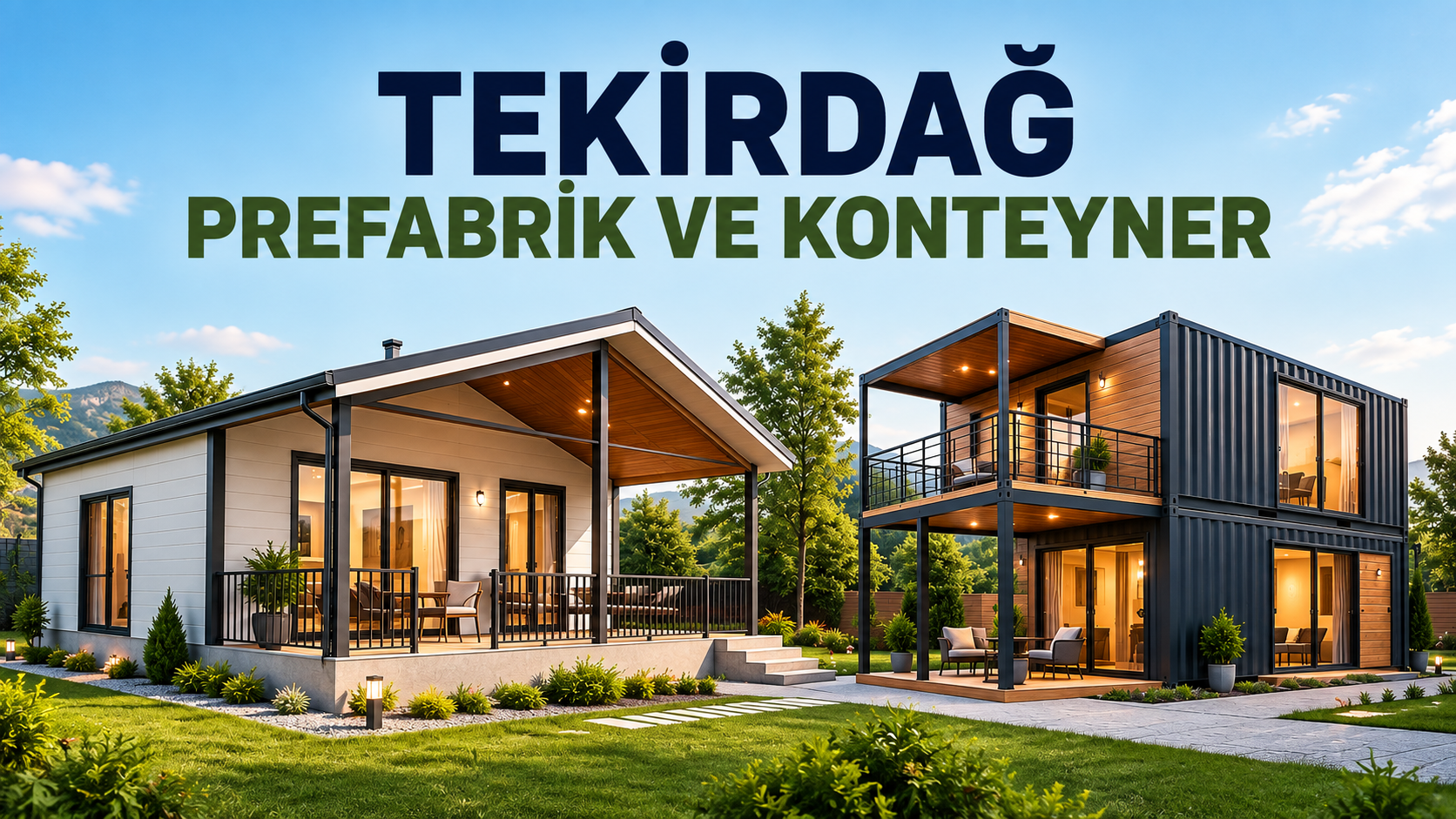 Tekirdağ Prefabrik Ev ve Konteyner Modelleri